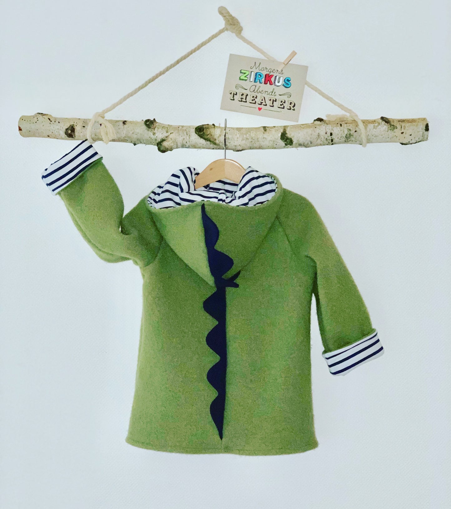 Dinojacke Kinder Wollwalkjacke Walkjacke