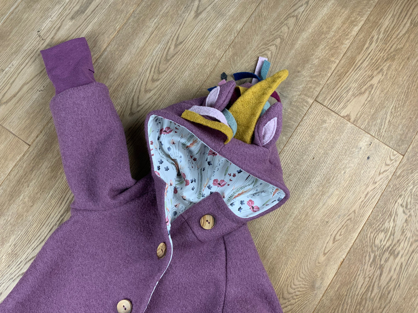 Einhorn Wollwalkjacke