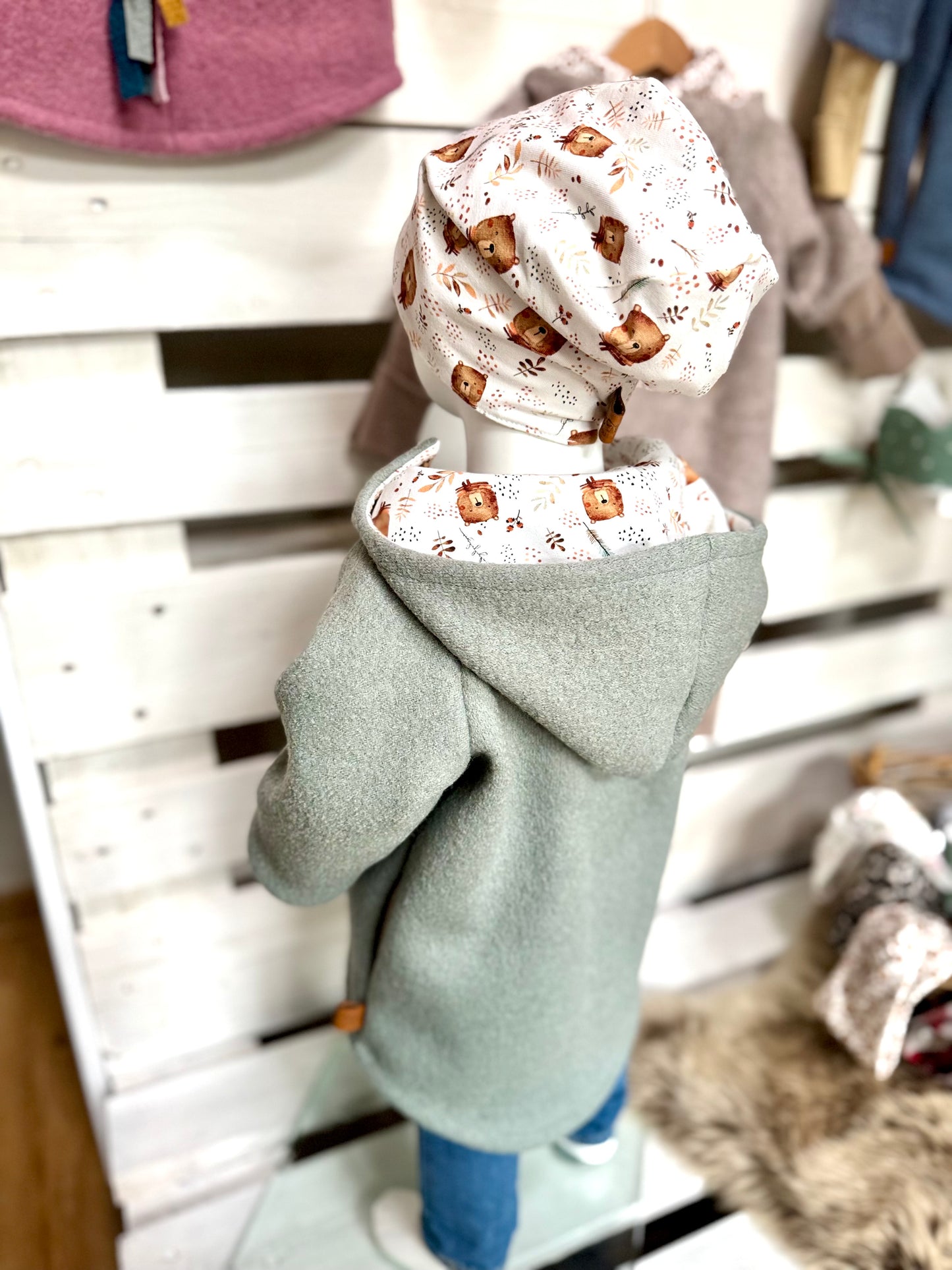Kinder Wollwalkjacke Walkjacke