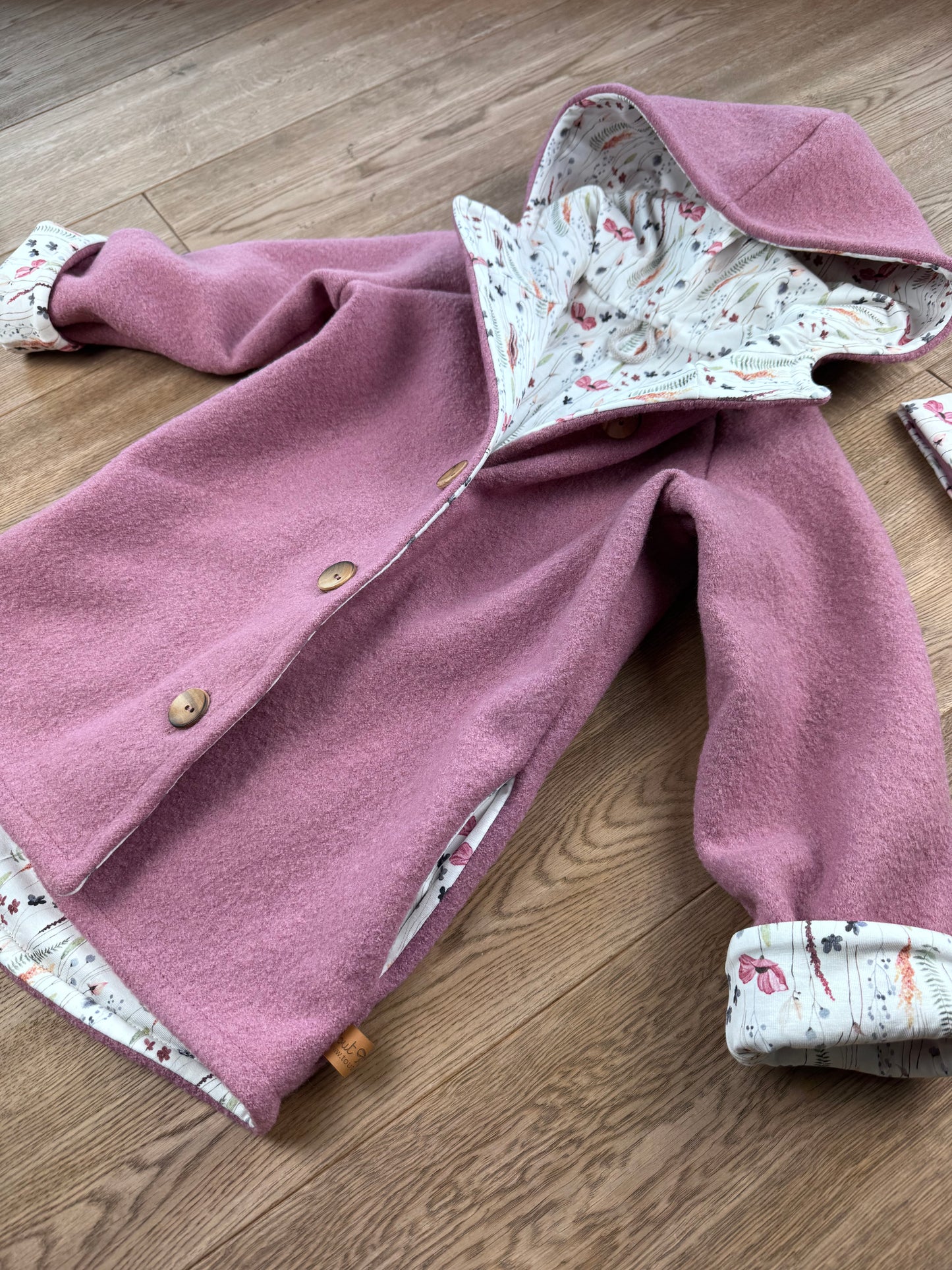Kinder Walkjacke mit Blumen